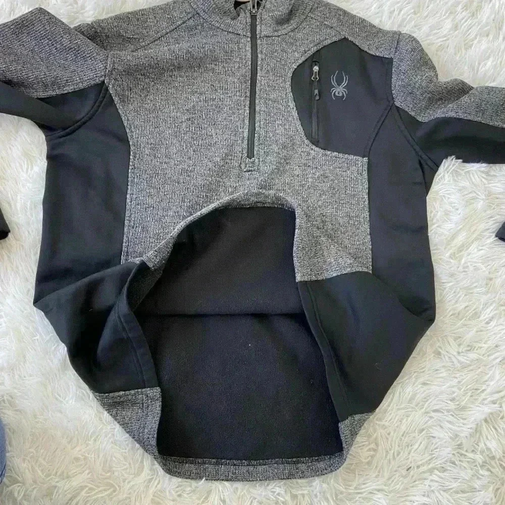 Spyder Boys’ Endure Stryke Knit  Jacket Grey Size‎ L